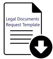 NDSL Jax Legal Documents Request Template